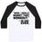 Virgin Teez  Baseball Tee Unisex Classic Baseball Tee / x-small / White/Black NO ONE EVER REGRETTED WORKING OUT UNISEX CLASSIC BASEBALL TEE