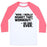 Virgin Teez  Baseball Tee Unisex Classic Baseball Tee / x-small / White/Neon Pink NO ONE EVER REGRETTED WORKING OUT UNISEX CLASSIC BASEBALL TEE