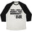 Virgin Teez  Baseball Tee Unisex Tri-Blend Baseball Tee / small / Oatmeal / Black NO ONE EVER REGRETTED WORKING OUT UNISEX TRI-BLEND BASEBALL TEE
