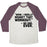 Virgin Teez  Baseball Tee Unisex Tri-Blend Baseball Tee / small / Oatmeal / Maroon NO ONE EVER REGRETTED WORKING OUT UNISEX TRI-BLEND BASEBALL TEE