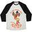 Virgin Teez  Baseball Tee Unisex Tri-Blend Baseball Tee / small / Oatmeal / Black NO ONE KNOWS HOW DEEP I'LL GO MOANA PARODY UNISEX TRI-BLEND BASEBALL TEE