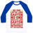 Virgin Teez  Baseball Tee Unisex Classic Baseball Tee / x-small / White/Blue NO ONE LIFTS LIKE GASTON PARODY UNISEX CLASSIC BASEBALL TEE