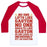 Virgin Teez  Baseball Tee Unisex Classic Baseball Tee / x-small / White/Red NO ONE LIFTS LIKE GASTON PARODY UNISEX CLASSIC BASEBALL TEE