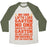 Virgin Teez  Baseball Tee Unisex Tri-Blend Baseball Tee / small / Oatmeal / Moss NO ONE LIFTS LIKE GASTON PARODY WHITE PRINT UNISEX TRI-BLEND BASEBALL TEE