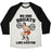Virgin Teez  Baseball Tee Unisex Tri-Blend Baseball Tee / small / Oatmeal / Black NO ONE SQUATS LIKE GASTON PARODY UNISEX TRI-BLEND BASEBALL TEE