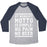 Virgin Teez  Baseball Tee Unisex Tri-Blend Baseball Tee / small / Athletic Gray / Navy NO PAIN NO BEER UNISEX TRI-BLEND BASEBALL TEE