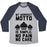 Virgin Teez  Baseball Tee Unisex Tri-Blend Baseball Tee / small / Athletic Gray / Navy NO PAIN NO CAKE UNISEX TRI-BLEND BASEBALL TEE