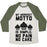 Virgin Teez  Baseball Tee Unisex Tri-Blend Baseball Tee / small / Oatmeal / Moss NO PAIN NO CAKE UNISEX TRI-BLEND BASEBALL TEE