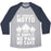 Virgin Teez  Baseball Tee Unisex Tri-Blend Baseball Tee / small / Athletic Gray / Navy NO PAIN NO CAKE UNISEX TRI-BLEND BASEBALL TEE