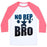 Virgin Teez  Baseball Tee Unisex Classic Baseball Tee / x-small / White/Neon Pink NO REP, BRO (CROSSFIT) UNISEX CLASSIC BASEBALL TEE