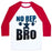 Virgin Teez  Baseball Tee Unisex Classic Baseball Tee / x-small / White/Red NO REP, BRO (CROSSFIT) UNISEX CLASSIC BASEBALL TEE