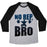 Virgin Teez  Baseball Tee Unisex Tri-Blend Baseball Tee / small / Athletic Gray / Black NO REP, BRO (CROSSFIT) UNISEX TRI-BLEND BASEBALL TEE