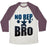 Virgin Teez  Baseball Tee Unisex Tri-Blend Baseball Tee / small / Oatmeal / Maroon NO REP, BRO (CROSSFIT) UNISEX TRI-BLEND BASEBALL TEE