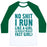 Virgin Teez  Baseball Tee Unisex Classic Baseball Tee / x-small / White/Dark Green NO SHIT I RUN LIKE A GIRL UNISEX CLASSIC BASEBALL TEE