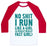 Virgin Teez  Baseball Tee Unisex Classic Baseball Tee / x-small / White/Red NO SHIT I RUN LIKE A GIRL UNISEX CLASSIC BASEBALL TEE
