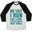 Virgin Teez  Baseball Tee Unisex Tri-Blend Baseball Tee / small / Oatmeal / Black NO SHIT I RUN LIKE A GIRL UNISEX TRI-BLEND BASEBALL TEE