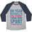 Virgin Teez  Baseball Tee Unisex Tri-Blend Baseball Tee / small / Athletic Gray / Navy NO SOFTBALL PLAYER EVER UNISEX TRI-BLEND BASEBALL TEE