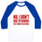 Virgin Teez  Baseball Tee Unisex Classic Baseball Tee / x-small / White/Blue NO STEROIDS UNISEX CLASSIC BASEBALL TEE