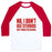 Virgin Teez  Baseball Tee Unisex Classic Baseball Tee / x-small / White/Red NO STEROIDS UNISEX CLASSIC BASEBALL TEE
