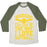 Virgin Teez  Baseball Tee Unisex Tri-Blend Baseball Tee / small / Oatmeal / Moss NOBODY CAN LOVE ME THE WAY I LOVE SOFTBALL UNISEX TRI-BLEND BASEBALL TEE