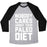 Virgin Teez  Baseball Tee Unisex Tri-Blend Baseball Tee / small / Athletic Gray / Black NOBODY CARES ABOUT YOUR PALEO DIET UNISEX TRI-BLEND BASEBALL TEE