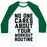 Virgin Teez  Baseball Tee Unisex Classic Baseball Tee / x-small / White/Dark Green NOBODY CARES ABOUT YOUR WORKOUT ROUTINE UNISEX CLASSIC BASEBALL TEE