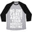 Virgin Teez  Baseball Tee Unisex Tri-Blend Baseball Tee / small / Athletic Gray / Black NOBODY CARES ABOUT YOUR WORKOUT ROUTINE UNISEX TRI-BLEND BASEBALL TEE