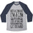 Virgin Teez  Baseball Tee Unisex Tri-Blend Baseball Tee / small / Athletic Gray / Navy NOT A GYM RAT I'M A GYM POSSUM UNISEX TRI-BLEND BASEBALL TEE