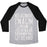 Virgin Teez  Baseball Tee Unisex Tri-Blend Baseball Tee / small / Athletic Gray / Black NOT A GYM RAT I'M A GYM POSSUM WHITE PRINT UNISEX TRI-BLEND BASEBALL TEE