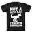 GYM FIT T-SHIRT NOT A GYM RAT I'M A GYM  WHITE PRINT T-SHIRT