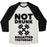 Virgin Teez  Baseball Tee Unisex Tri-Blend Baseball Tee / small / Oatmeal / Black NOT DRUNK SQUATTED YESTERDAY UNISEX TRI-BLEND BASEBALL TEE