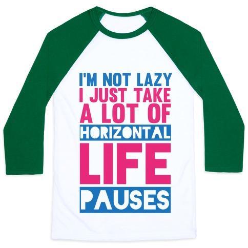 Virgin Teez  Baseball Tee Unisex Classic Baseball Tee / x-small / White/Dark Green NOT LAZY UNISEX CLASSIC BASEBALL TEE