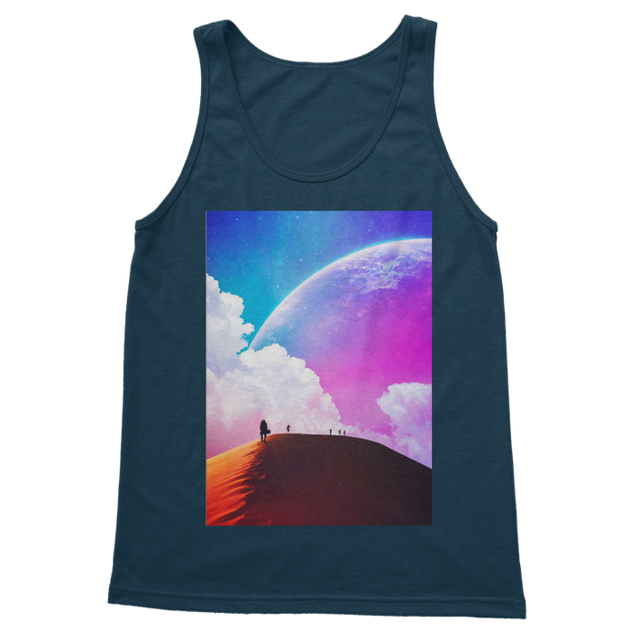 VIRGIN TEEZ Women Tank top Navy / S Not Quite There Yet Classic Women's Tank Top