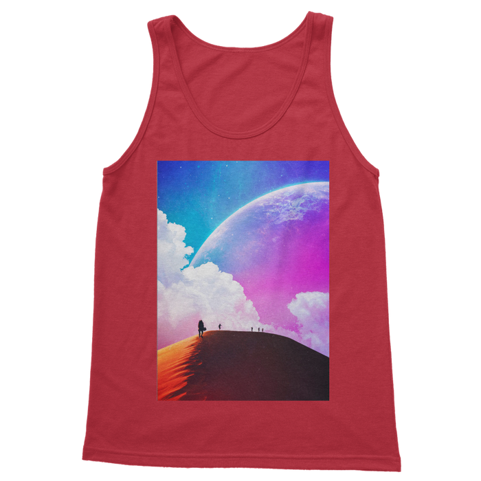 VIRGIN TEEZ Women Tank top Red / S Not Quite There Yet Classic Women's Tank Top