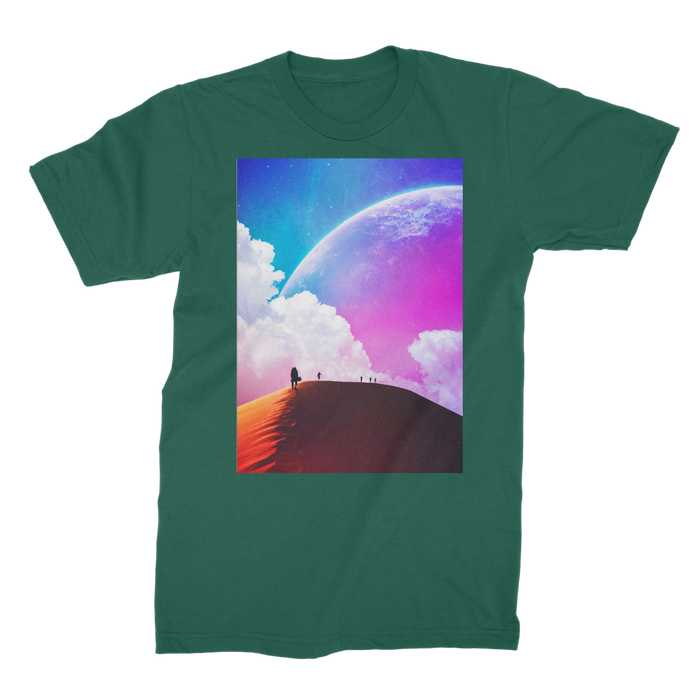 VIRGIN TEEZ Men T-Shirts Dark Green / Male / S Not Quite There Yet Premium Jersey Men's T-Shirt