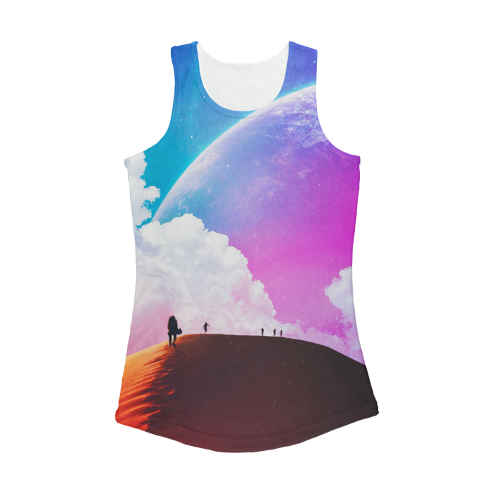 VIRGIN TEEZ Women Tank top White / XS Not Quite There Yet Women Performance Tank Top