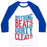 Virgin Teez  Baseball Tee Unisex Classic Baseball Tee / x-small / White/Blue NOTHING BEATS DIRTY CLEATS UNISEX CLASSIC BASEBALL TEE