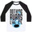 Virgin Teez  Baseball Tee Unisex Classic Baseball Tee / x-small / White/Black NOTHING BURNS LIKE ICE UNISEX CLASSIC BASEBALL TEE