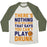 Virgin Teez  Baseball Tee Unisex Tri-Blend Baseball Tee / small / Oatmeal / Moss NOTHING IN THE RULE BOOK SAYS YOU CAN'T PLAY DRUNK UNISEX TRI-BLEND BASEBALL TEE