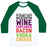 Virgin Teez  Baseball Tee Unisex Classic Baseball Tee / x-small / White/Dark Green NOTHING TASTES AS GOOD UNISEX CLASSIC BASEBALL TEE