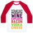 Virgin Teez  Baseball Tee Unisex Classic Baseball Tee / x-small / White/Red NOTHING TASTES AS GOOD UNISEX CLASSIC BASEBALL TEE
