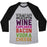 Virgin Teez  Baseball Tee Unisex Tri-Blend Baseball Tee / small / Athletic Gray / Black NOTHING TASTES AS GOOD UNISEX TRI-BLEND BASEBALL TEE