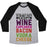 Virgin Teez  Baseball Tee Unisex Tri-Blend Baseball Tee / small / Athletic Gray / Black NOTHING TASTES AS GOOD UNISEX TRI-BLEND BASEBALL TEE