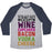 Virgin Teez  Baseball Tee Unisex Tri-Blend Baseball Tee / small / Athletic Gray / Navy NOTHING TASTES AS GOOD UNISEX TRI-BLEND BASEBALL TEE