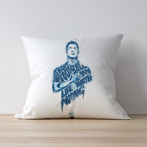 M Nidal Khan Cushion Nothing Without Football Pillow/Cushion