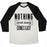 Virgin Teez  Baseball Tee Unisex Tri-Blend Baseball Tee / small / Oatmeal / Black NOTHING WORTH HAVING UNISEX TRI-BLEND BASEBALL TEE