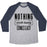Virgin Teez  Baseball Tee Unisex Tri-Blend Baseball Tee / small / Athletic Gray / Navy NOTHING WORTH HAVING UNISEX TRI-BLEND BASEBALL TEE