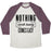 Virgin Teez  Baseball Tee Unisex Tri-Blend Baseball Tee / small / Oatmeal / Maroon NOTHING WORTH HAVING UNISEX TRI-BLEND BASEBALL TEE