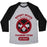 Virgin Teez  Baseball Tee Unisex Tri-Blend Baseball Tee / small / Athletic Gray / Black NUDIST BEACH TRAINING TEAM UNISEX TRI-BLEND BASEBALL TEE