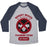 Virgin Teez  Baseball Tee Unisex Tri-Blend Baseball Tee / small / Athletic Gray / Navy NUDIST BEACH TRAINING TEAM UNISEX TRI-BLEND BASEBALL TEE